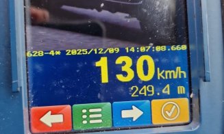 "Cadouri" neprevăzute pentru vitezomani. Polițiștii clujeni au sancționat peste 120 de șoferi