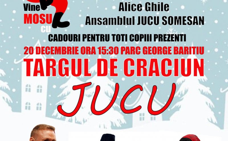 Moș Crăciun va vizita târgul de la Jucu: Cei mici sunt așteptați cu cadouri și distracție