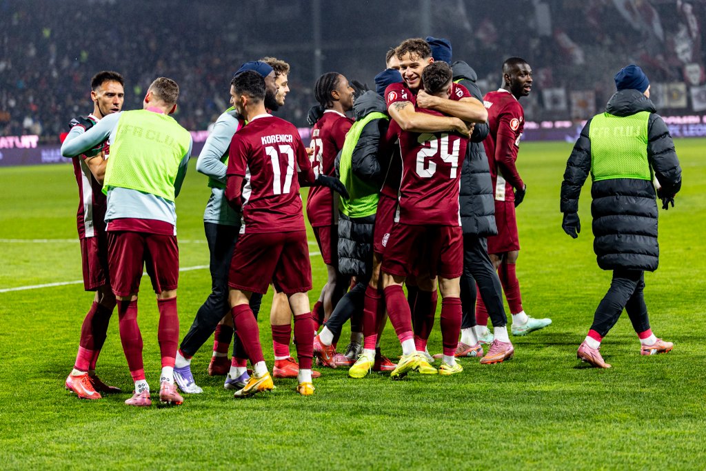 CFR Cluj întâlnește astăzi Csikszereda în ultimul meci pe teren propriu în 2025