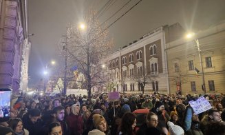 A treia seară de proteste la Cluj-Napoca pentru JUSTIȚIE!