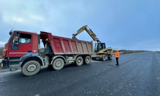 Mobilizare puternică pe Suplacu de Barcău - Chiribiș de pe A3. Erbașu prinde viteză și are 500 muncitori și peste 230 de utilaje pe șantier. Când ar f