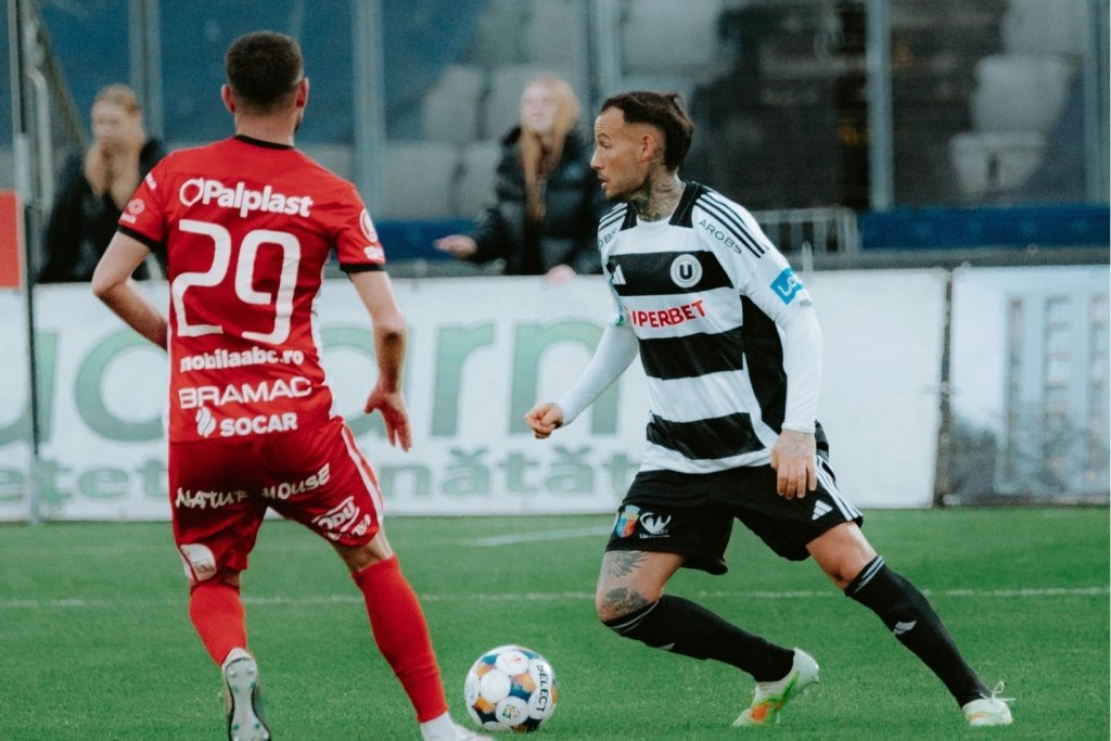 Alessandro Murgia își dorește să rămână la "U" Cluj: "Dau 100% atât pe teren, cât și în afară pentru acest club"