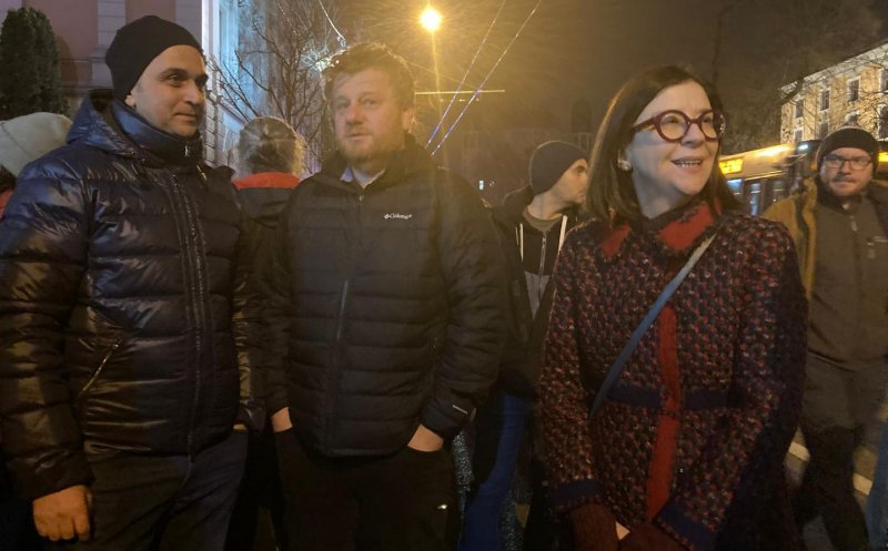 Fosta judecătoare Andreea Chiș a participat la protestul pentru Justiție de la Cluj. Apare în documentarul Recorder
