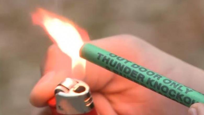 Atenție la petarde! IPJ Cluj avertizează: folosirea necorespunzătoare a articolelor pirotehnice poate duce la dosare penale