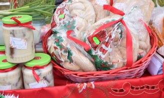 Bunătăți de la producătorii locali, la Târgul de Crăciun din Frata