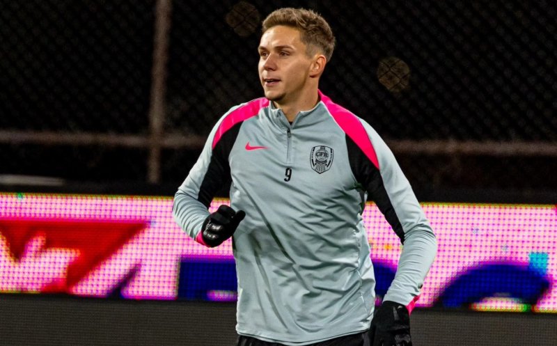 CFR Cluj, fără Louis Munteanu cu FC Botoșani: "E greu de înlocuit"