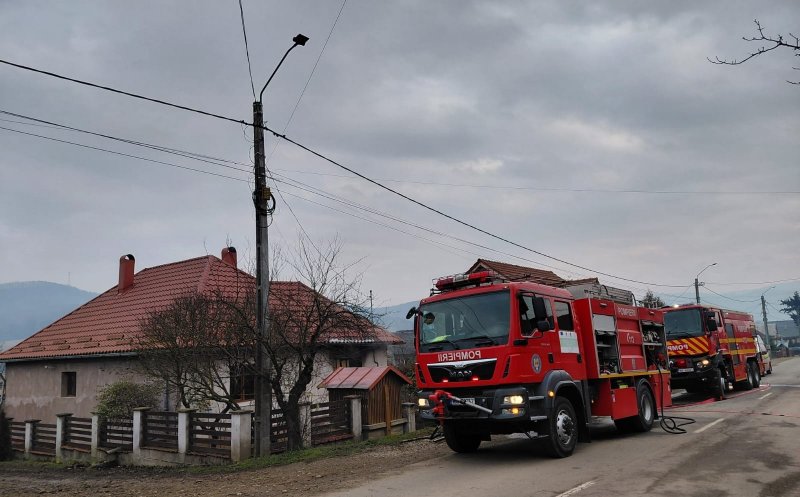 Incendiu la o casă din Cluj. De la ce a pornit