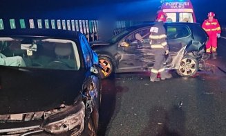 Accident rutier grav pe autostrada A3, în Cluj. O femeie și doi copii, transportați de urgență la spital