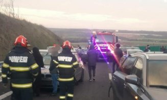 Plan Roșu de Intervenție activat. Accident între 10 mașini, cu 27 de persoane implicate