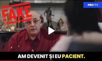 MAI avertizează! Clip fals cu Raed Arafat, folosit pentru a vinde un „tratament minune”