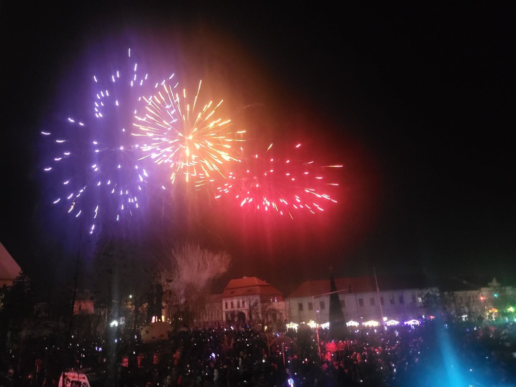 Dej: Noul an va fi întâmpinat în Piața Bobâlna, cu focuri de artificii