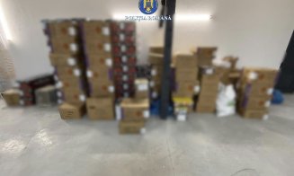 Tone de petarde și artificii confiscate de polițiștii clujeni înainte de Revelion