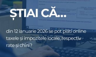 Cluj-Napoca: se pot plăti online taxele și impozitele locale, respectiv rate și chirii