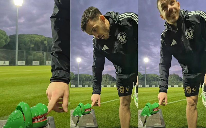 Dinozaur mușcat de crocodil :)) ”Auuuuu...”