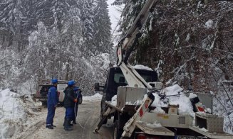 Avarii electrice din cauza vremii în 6 județe, printre care și Cluj. DEER mobilizează echipele de intervenție/ LISTA localităților afectate