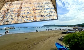 Descoperire macabră pe o plajă turistică din Ecuador. Mesaj de avertizare lângă scena sângeroasă