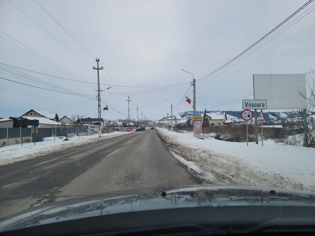 Polei pe unele drumuri din județul Cluj. Cum se circulă