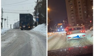 TIR blocat pe prelungirea Donath: trafic paralizat în vestul Clujului timp de două ore