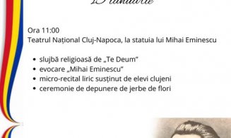 15 Ianuarie: Manifestări dedicate Zilei Culturii Naționale la Cluj-Napoca