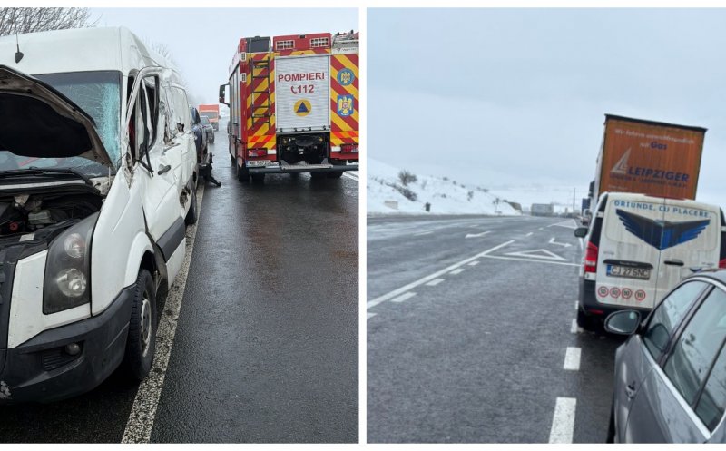 Accident mortal pe un drum din Cluj: o femeie a decedat. Traficul este blocat pe ambele sensuri de mers