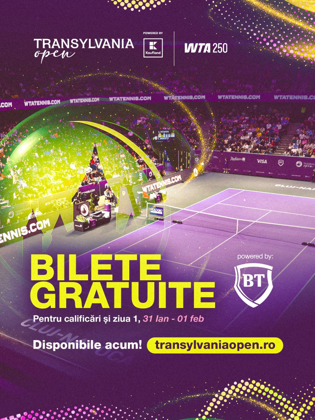 Bilete gratuite în primele două zile ale Transylvania Open 2026