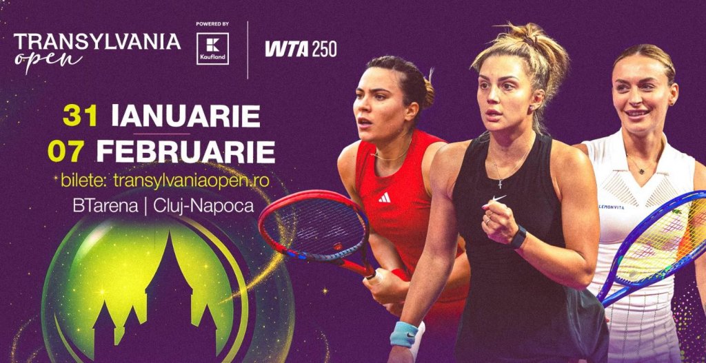 România are trei jucătoare în Top 100 WTA. Toate vor participa la Transylvania Open 2026
