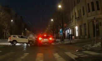 Scene dramatice: camera de bord a unui șofer a surprins accidentul de pe strada Horea din Cluj