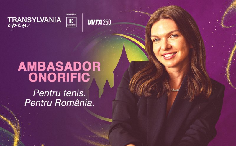 Transylvania Open 2026. Simona Halep a devenit ambasador onorific al turneului de la Cluj
