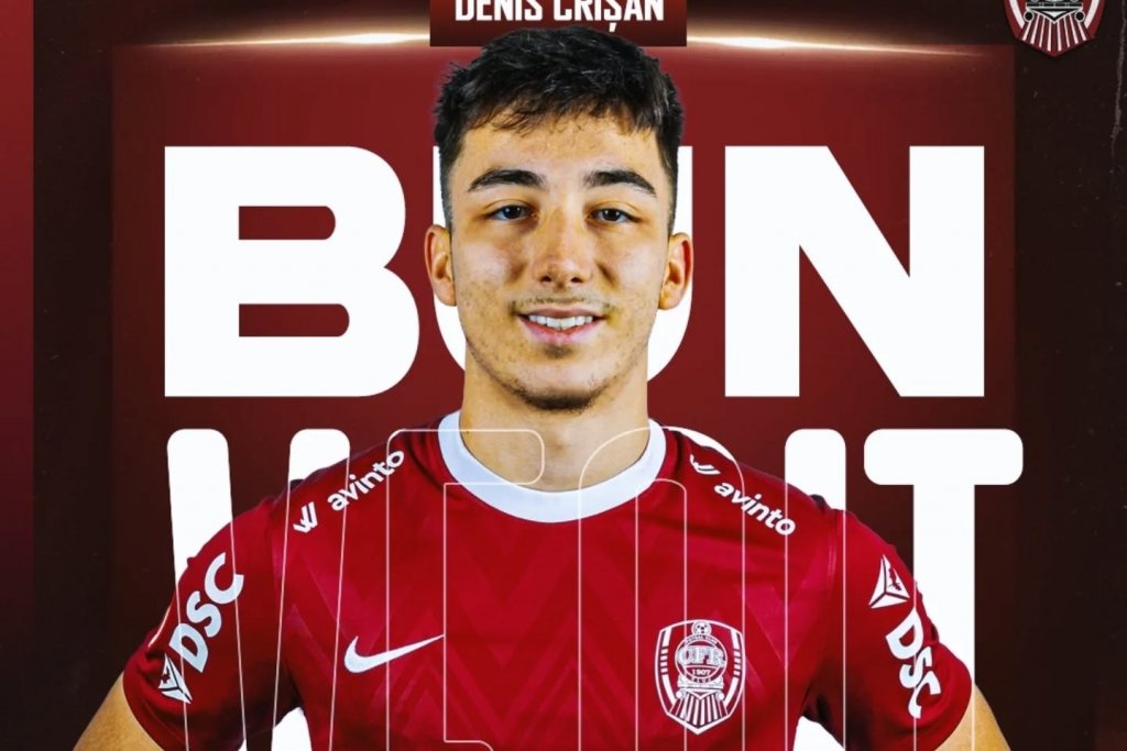 O nouă variantă U21 în Gruia. CFR Cluj și-a prezentat cel mai nou jucător