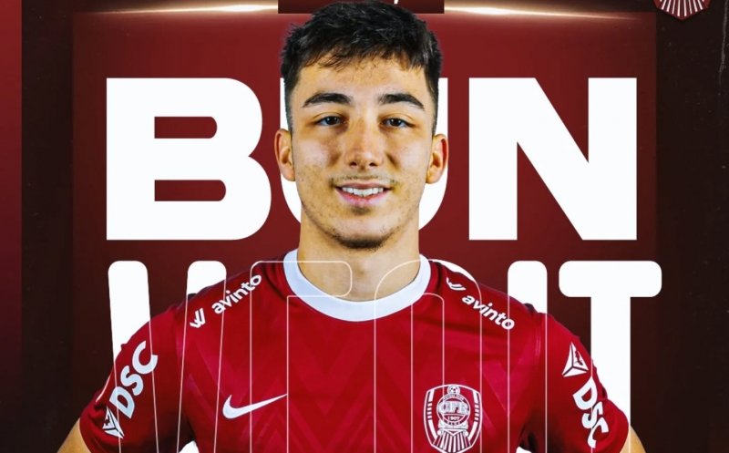 O nouă variantă U21 în Gruia. CFR Cluj și-a prezentat cel mai nou jucător