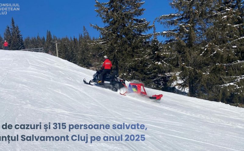 Bilanțul salvamontiștilor clujeni pe anul 2025: Câte vieți au salvat de pe munte