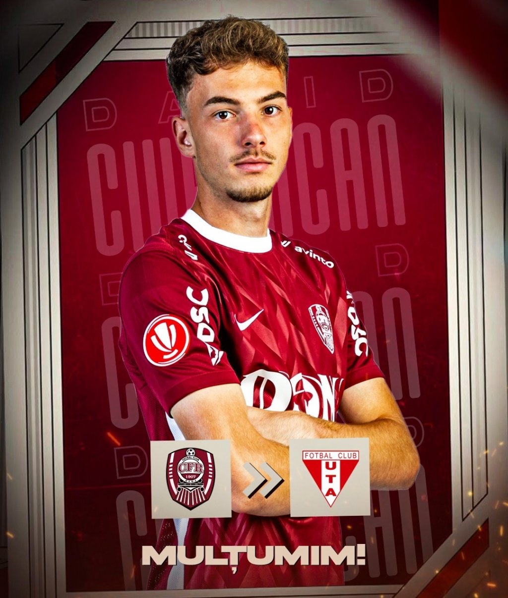 CFR Cluj a cedat un t&acirc;năr jucător &icirc;n Superligă. Fotbalistul va fi deținut &icirc;n coproprietate de cele două cluburi