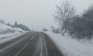 A nins iar la Cluj. Cum s-a intervenit pe drumurile județene