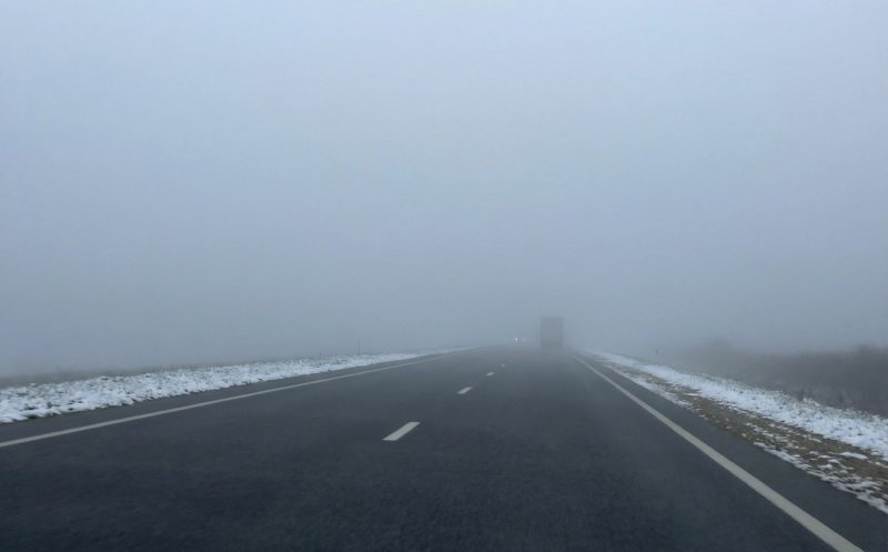 Atenție, șoferi! Ceață și polei pe mai multe drumuri din Cluj