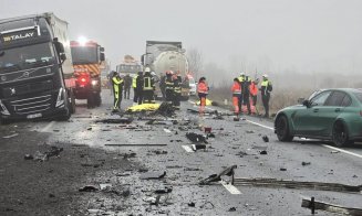 Cum s-a produs cea mai mare tragedie rutieră din acest an: 6 morți într-un accident cu un TIR, un microbuz și alte doua vehicule