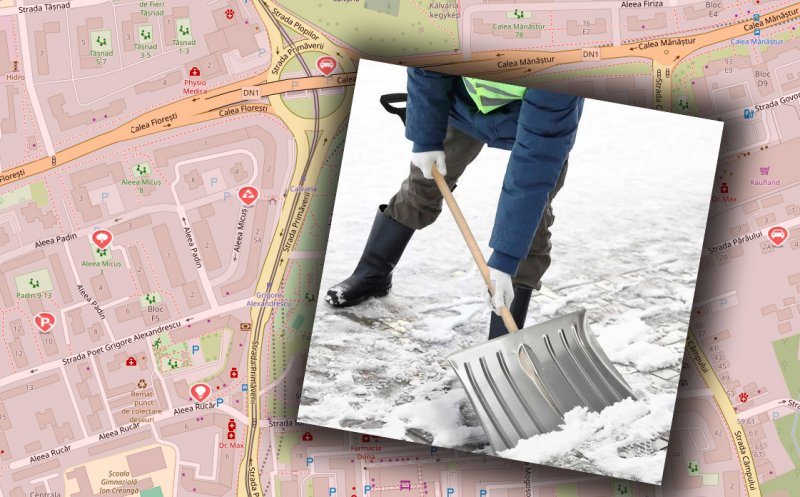 Au început luni și au terminat miercuri: Uriaș efort de pentru spărgătorii de gheață pe o potecă de câțiva zeci de metri