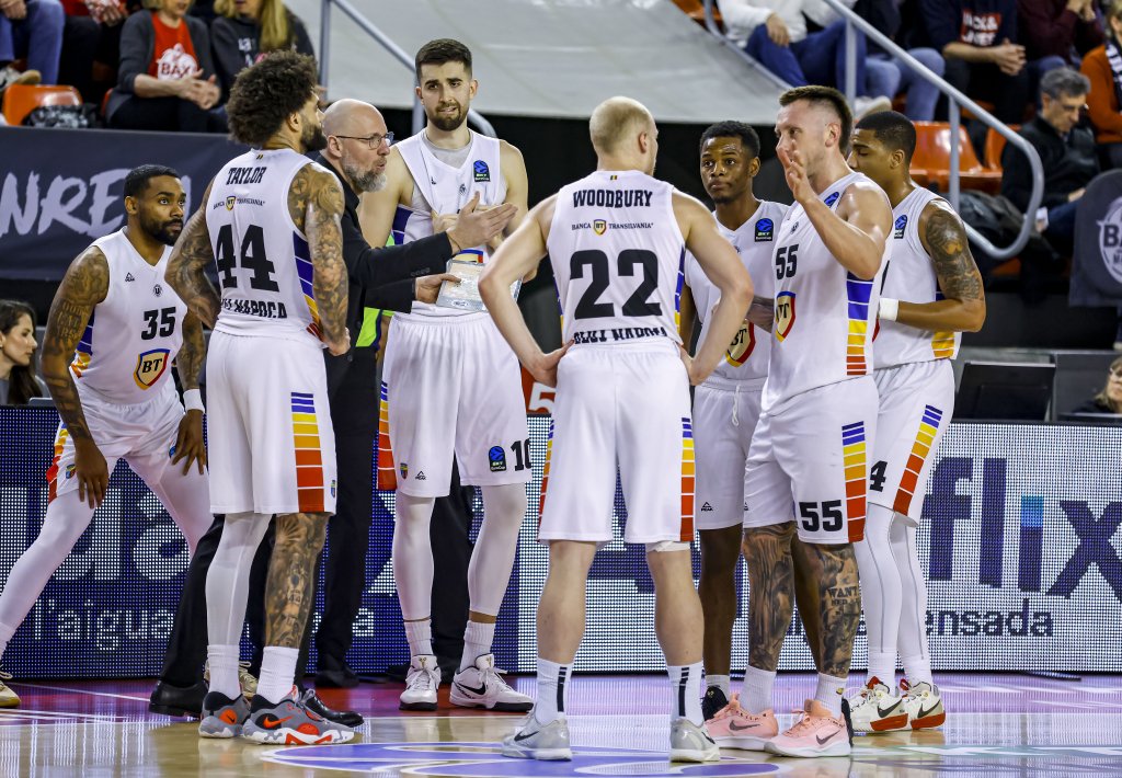 U-BT, eșec pe final în EuroCup. Clujenii au pierdut un meci foarte echilibrat