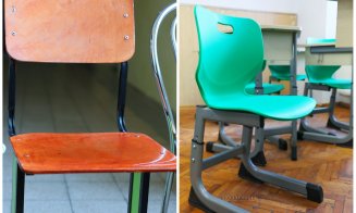 Primăria Turda clarifică controversele legate de noul mobilier școlar. „Schimbăm blaturile meselor și păstrăm scaunele ergonomice, conforme cu standar