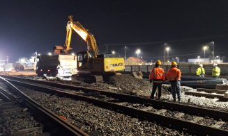 Calea ferată Cluj – Oradea – Frontieră Ungaria: Așa arată lotul pe care constructorul lucrează non-stop