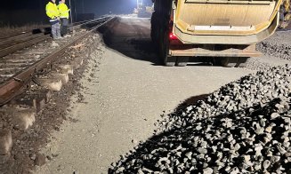 Calea ferată Cluj – Oradea – Frontieră Ungaria: Așa arată lotul pe care constructorul lucrează non-stop