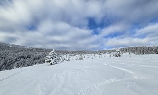 Imagini care îți taie respirația: Zona de munte a Clujului iarna. Peisaje de poveste