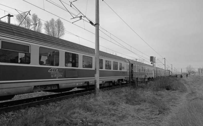 Sfârșit tragic pe calea ferată: un bărbat a fost lovit mortal de trenul care se îndrepta spre Cluj