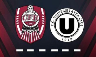 Derby de Cluj. CFR, anunț în legătură cu biletele pentru meciul cu Universitatea