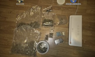 Doi bărbați și o femeie, reținuți pentru trafic de droguri în Cluj. Stupefiantele erau vândute în principal elevilor