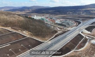 Se lucrează de zor pe Autostrada Transilvania: Nodul de la Zimbor și de la Românași. Cum arată șantierele
