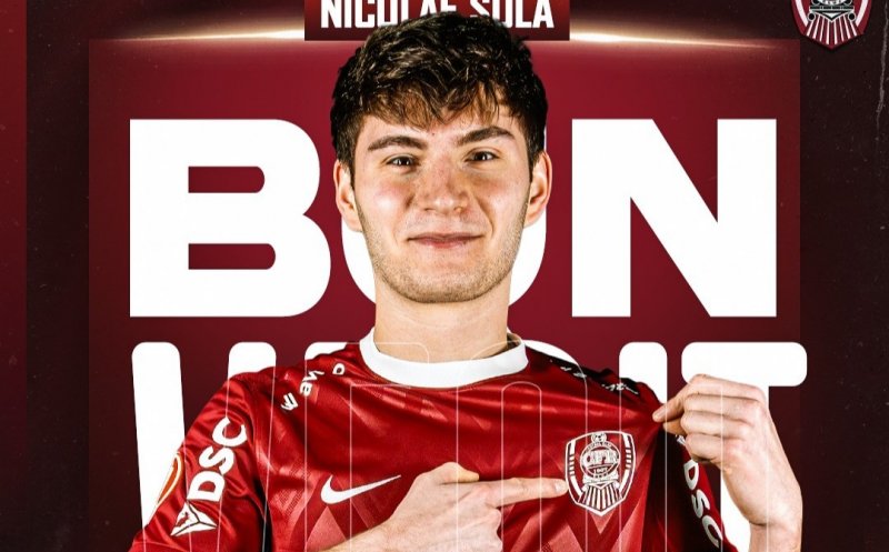 CFR Cluj a transferat un atacant. Un internațional de tineret ajunge în Gruia