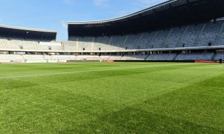 Cum se prezintă gazonul de pe Cluj Arena înaintea meciului din Cupa României. Tișe: „Sperăm la un meci de calitate”