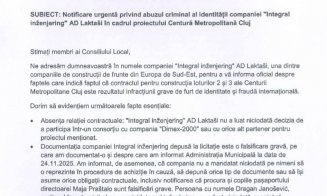 Centura Metropolitană! Integral le-a transmis o scrisoare consilierilor locali. Solicită ca documentul să fie citit public în ședința de luni