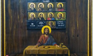 Liviu Alexa debutează ca pictor cu expoziția "Noi suntem Apocalipsa" / Lucrări de 20.000 de euro vândute în seara vernisajului