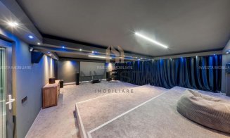 Ca la Hollywood - vilă fără vecini și fără posibilitate de construire în jur, chiar în Cluj-Napoca. Casă de oaspeți, piscine, cinema, etc.